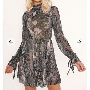 Night Ditch Sheer Grace Dress